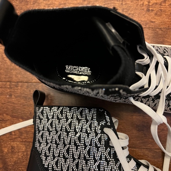 Michael Kors crystal embellished high top sneaker - Picture 4 of 7